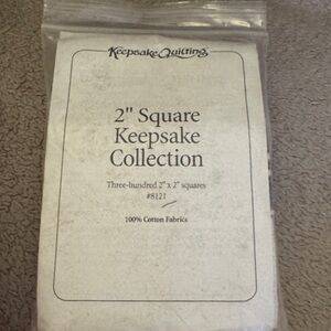 Keepsake Quilting 2" Square Fabric Collection